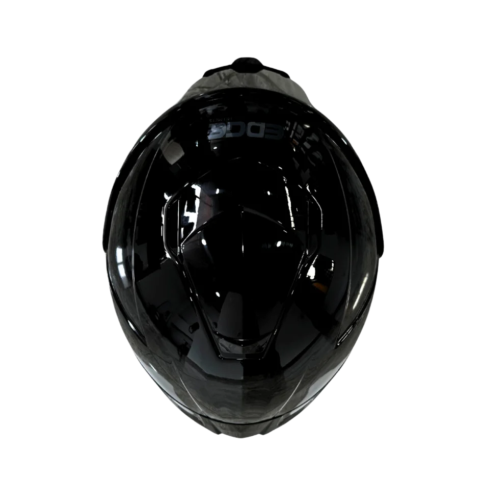Casco EDGE Integral Shanghai Sólido Negro Certificación DOT I ECE - Image 7