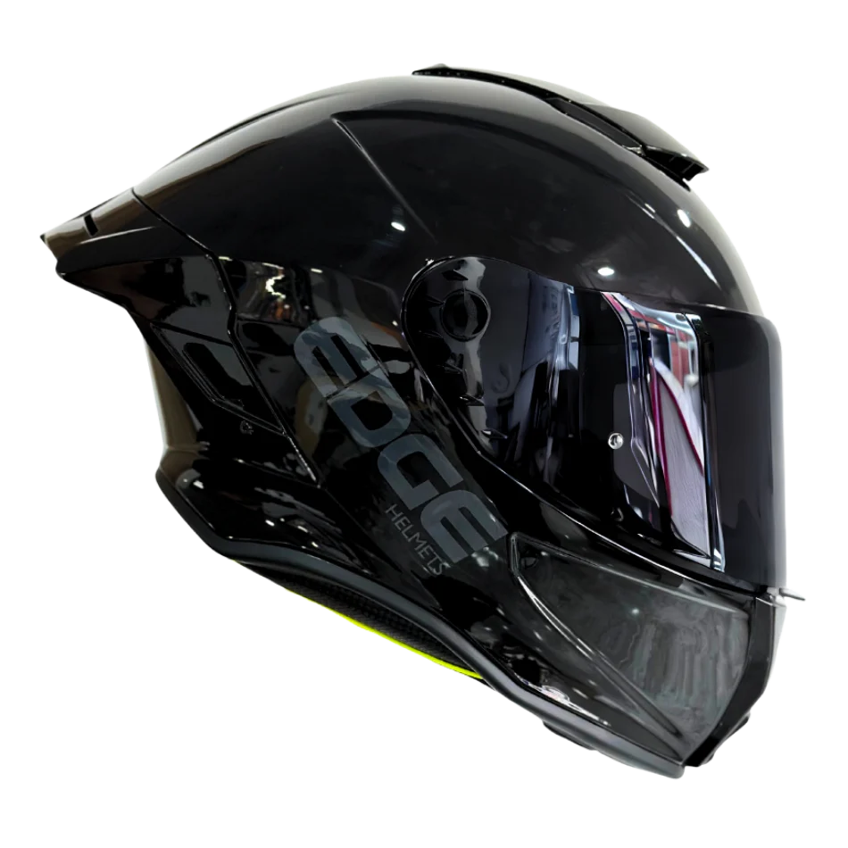 Casco EDGE Integral Shanghai Sólido Negro Certificación DOT I ECE - Image 9