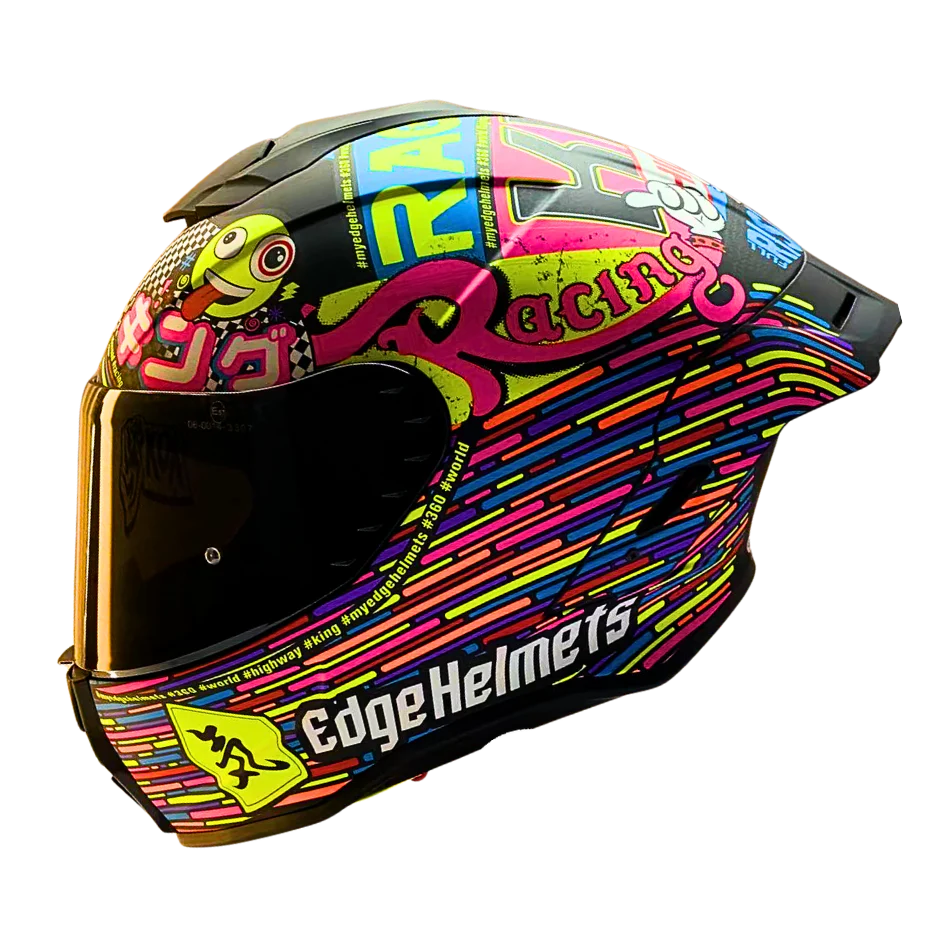Casco EDGE Integral Shanghai Racing 360 Certificación DOT I ECE - Image 5