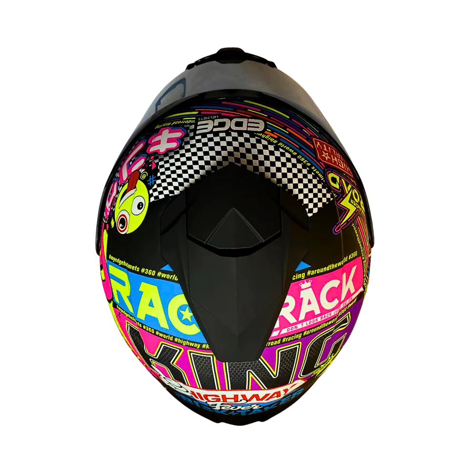 Casco EDGE Integral Shanghai Racing 360 Certificación DOT I ECE - Image 7
